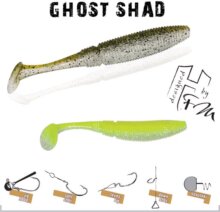 Herakles Ghost Shad 5cm Chartreuse Impact