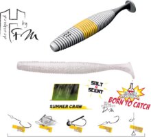 Herakles Fat Shad-Ow105 4.2" 10.5cm Summer Craw