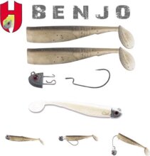 Herakles Combo Horog Benjo Shad 3" 7.5cm White Silver