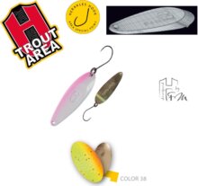 Herakles Area Spoon Vento Ld 3.5g Color 38 Chartreuse Orange/Gold