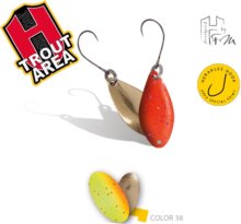 Herakles Area Spoon Spike 1.0g Color 38 Chartreuse Orange/Gold