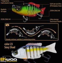 Biwaa Swimbait Seven S5" 13cm 34g 23 Sexy Shad