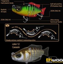 Biwaa Swimbait Seven S5" 13cm 34g 12 Carassin