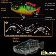 Biwaa Swimbait Seven S5" 13cm 34g 01 Real Bass