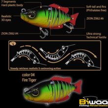Biwaa Swimbait Seven S4" 10cm 17g 04 Fire Tiger