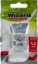 Wizard Drótelőke Rögzítő Cső 2.0x2.4x8mm 20db/cs Fényes Fekete