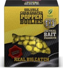 SBS Soluble Corn Shaped Popper Boilies 8, 10mm Squid & Octopus 20g