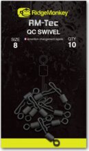 Ridgemonkey Rm-Tec Quick Change Swivel Size8 Gyorskapcsos Forgó 10db