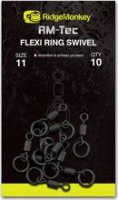 Ridgemonkey Rm_Tec Flexi Ring Swivel Size11 Karikás Forgó 10db