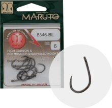 Maruto Horog 8346Bl T.d.e.10° Barbless Hc Forged Black Nickel 8