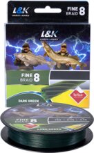 L&K Fine Braid 8 0,2 150m 13kg Dark Green
