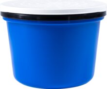 Kamasaki Csalisdoboz Kerek 0,25 L 118mm (Rekesszel)