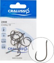 Cralusso Horog Chinu Füles Teflon Bevonattal 8