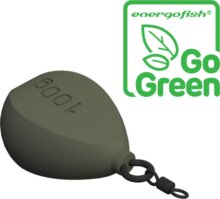 Carp Expert Flat Forgós Ólom 40g Szinezett Go Green