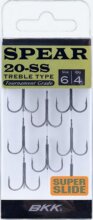 BKK Spear-20 Ss Hármashorog 8# 8db/csomag
