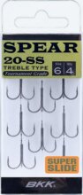 BKK Spear-20 Ss Hármashorog 12# 8db/csomag