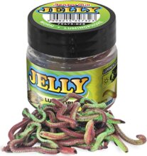 Benzár Jelly Baits Baby Worm Barna+Piros