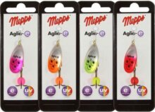 Mepps Aglia-e papírkártyás, 1, Citromsárga, 3,5g