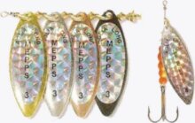 Mepps AGLIA Long Rainbo, 1, Ezüst, 4,5g