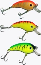 Frenetic Wobbler “Strucker", 5cm, 5g, 0-0,5m, NARANCS / PIROS