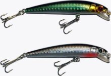 Frenetic Wobbler “Slider", 8cm, EZÜST / FEKETE