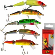 Frenetic Wobbler “Jointer", 13cm, Fekete / Zöld, 1 - 1,5m, 11,5g