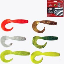 Frenetic TWISTER EGYFARKÚ, Fluo sárga, 7cm, 5db/csomag