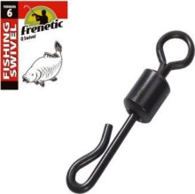 Frenetic Q-swivel (Q-forgó), Frenetic Q Swivel, 6, 10db/csomag, Fekete