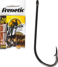 Frenetic horog 608, 2/ 0, Black Nikkel, 5db/csomag