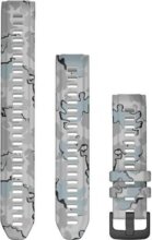 Garmin Óraszíj 20 mm köd camo szilikon, extra hosszú kiegészítő szíjja (Instinct 2S)