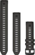 Garmin Óraszíj 20 mm grafit szilikon extra hosszú kiegészítő szíjjal (Instinct 2S)