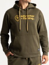 Adventer Cotton Hoodie Pulóver Khaki