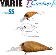 Yarie Jespa Yarie T-Crankup Jr 675 Type Ss 28mm 2.1g C5 Mastupele