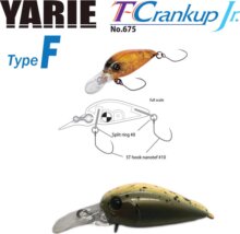 Yarie Jespa Yarie T-Crankup Jr 675 Type F 28mm 1.8g C28 Ca Uny