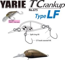Yarie Jespa Yarie T-Crankup 675 Type Lf 35mm 2.6g C28 Ca Uny