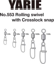 Yarie Jespa Forgókapocs Yarie 553 Crosslock Snap 35Lb