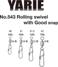 Yarie Jespa Forgókapocs Yarie 543 Good Snap 30Lb