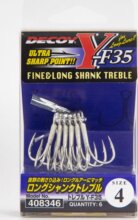 Hármas Horog Decoy Y-F35 Long Shank #1microbarb