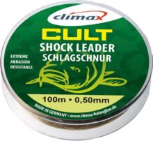 Climax Cult Carp Shock Leader 100m 0.60mm 45Lb 20.3kg Camouflage
