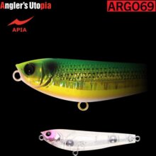 Apia Argo 69 8.5g 69mm 10 Peach Clear Glitter