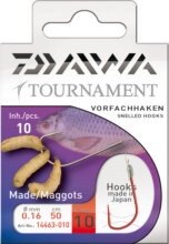 Daiwa Tournament csontihorog (red, 50cm, #16, 0.10mm, 10db)