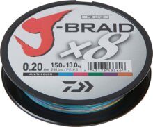 Daiwa J-Braid X8 Multi-color