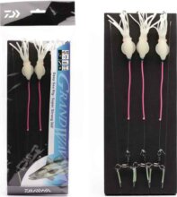 Daiwa GrandWave csalihalas szerelék (white, 300.0cm, #5/0, 3horog)