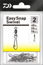 Daiwa Easy Snap Swivel (#12, 8.0kg, 10db)
