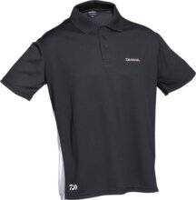 Daiwa D-Vec Polo Shirt (black/white, #2XL)