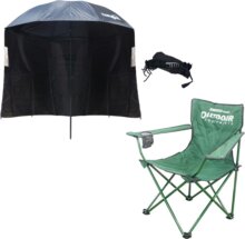 Outdoor Holiday Szék Ablakos Sátrasernyővel