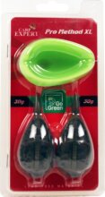 Carp Expert Pro Method Xl 60G+60G Tömködővel Go Green Cink Ötvözet