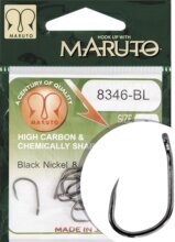 Maruto Horog 8346Bl T.d.e.10° Barbless Hc Forged Black Nickel 14