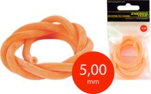 Csúzligumi Csomagolt 5,0X2,0mm Fluo Narancs 60Cm