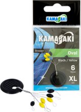 Stopper Kamasaki Ovál Fekete/Sárga S